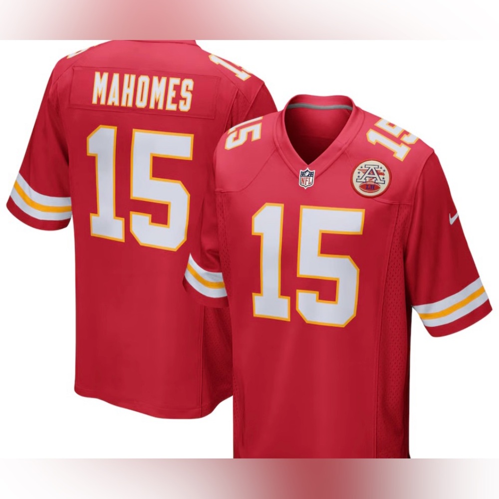 Men’s Nike on-field Kansas City Chiefs  Game Jersey, Patrick Mahomes.Sz Med